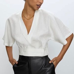 NWT Aritzia Babaton Tahoma Blouse, Espace